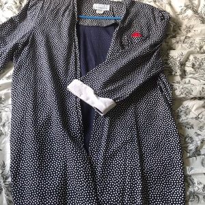 Long polka dot blazer